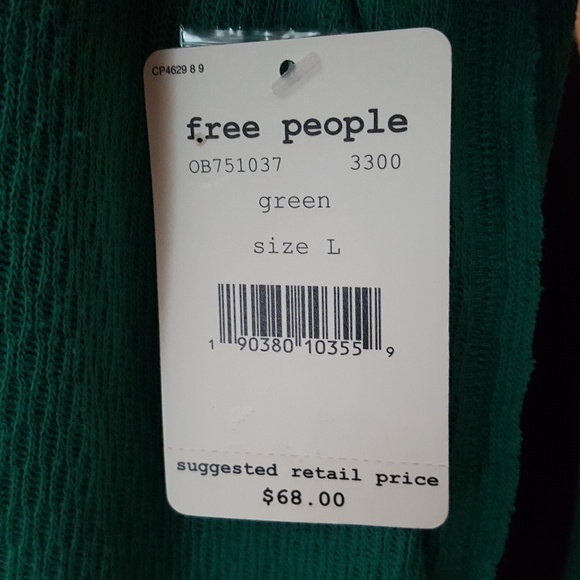 Free People Rainbow Long Sleeve Thermal Top - Picture 7 of 8